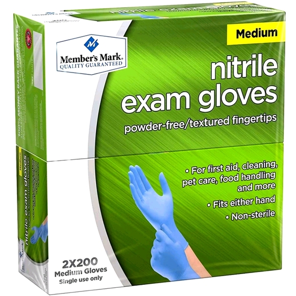 Members Mark Medium Gloves 400 ct - Picture 1 of 1